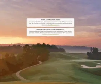 RTjgolf.com(The Robert Trent Jones Golf Trail) Screenshot