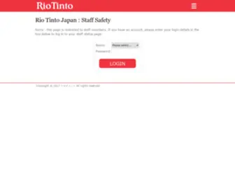 RTjsafety.com(Rio Tinto Japan  ) Screenshot