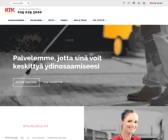 RTkpalvelu.fi(Kiinteistöpalveluja yli 45 vuoden kokemuksella) Screenshot