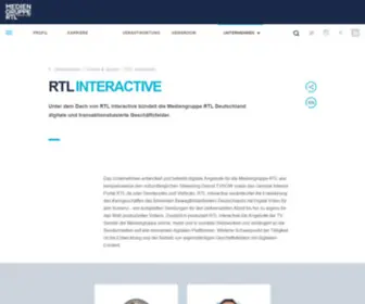 RTL-Interactive.de(RTL interactive) Screenshot