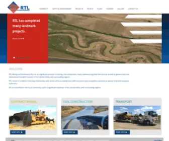 RTL.com.au(RTL Mining and Earthworks) Screenshot