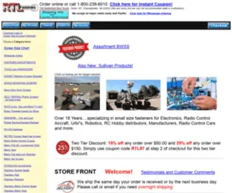 RTlfasteners.com(RTL Fasteners) Screenshot