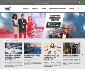 RTLgroup.com(RTL Group) Screenshot