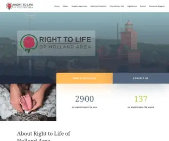 Rtlofholland.org(Right to Life of Holland) Screenshot