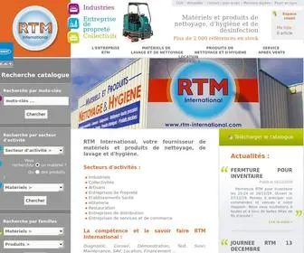 RTM-International.com(Matériel de nettoyage professionnel) Screenshot