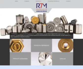 RTMproducts.com(RTM Products) Screenshot