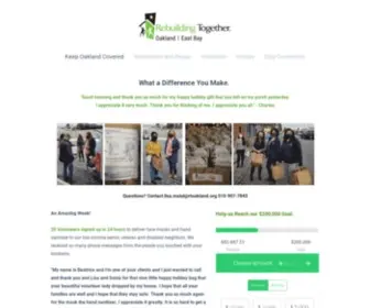 Rtoakland.org(Rebuilding Together Oakland) Screenshot