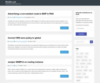 Rtodto.net(Network/Security/Programming) Screenshot