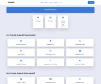 Rtovehicle.info(RTO Vehicle Information) Screenshot