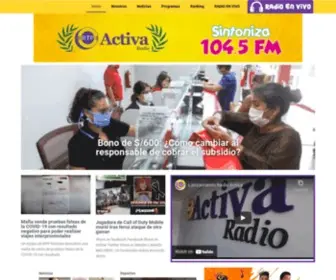 Rtpactiva.com(Radio Activa) Screenshot