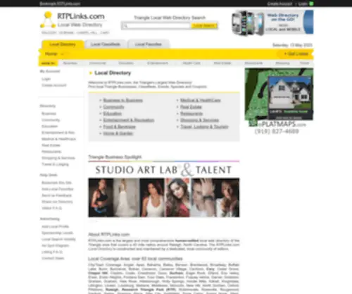 RTplinks.com(Web Directory Raleigh) Screenshot