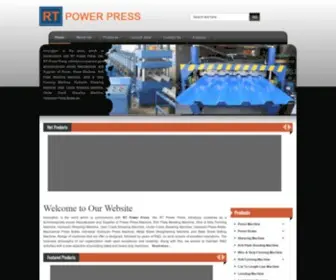 Rtpowerpress.co.in(Power Press Manufacturers) Screenshot