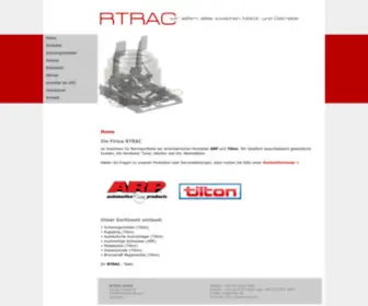 Rtrac.de(Rtrac Motorsportteile) Screenshot