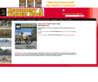 RTrmag.com(Recumbent & Tandem Rider Magazine) Screenshot