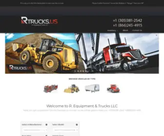 Rtrucks.us(Trucks and Equipment) Screenshot