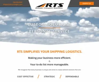 RTS-Freight.com(Strategic & Dependable Shipping Logistics) Screenshot