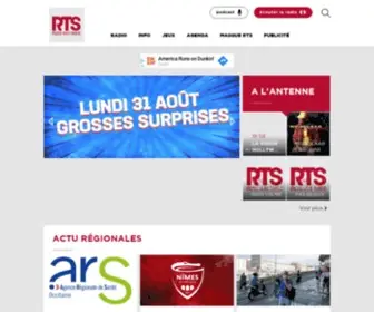 RTSFM.com(RTS La radio du Sud) Screenshot