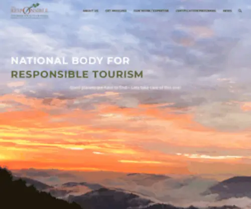 Rtsoi.org(Responsible Toursim Society India) Screenshot