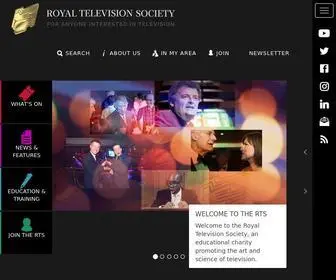 RTS.org.uk(Royal Television Society) Screenshot