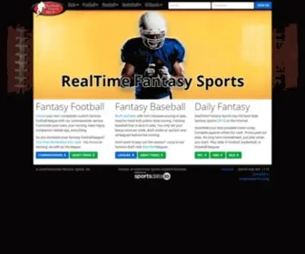 RTsports.com(RealTime Fantasy Sports) Screenshot