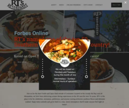 RTsrestaurant.net(RTsrestaurant) Screenshot