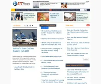 RTtnews.com(Realtime Business News) Screenshot
