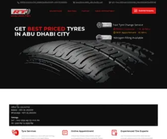 RTTyres.com(Multi Brand Tyres and Batteries in Abu Dhabi City) Screenshot