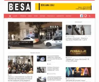 RTvbesa.com(Radio dhe Televizioni BESA) Screenshot