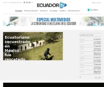 Rtvecuador.ec(RTV ECUADOR TRANSPARENCIA) Screenshot