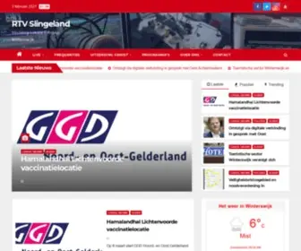 RTVslingeland.nl(Stichting Lokale Omroep Winterswijk) Screenshot