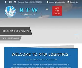 RTW-Logistics.com(RTW Logistics) Screenshot