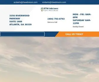 Rtwadvisors.com(Accountant Atlanta) Screenshot