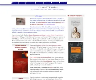 Rtwarthur.com(Philosophical Papers) Screenshot