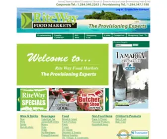 RTWbvi.com(Riteway Food Markets) Screenshot