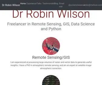 Rtwilson.com(Dr Robin Wilson) Screenshot