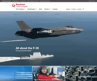 RTX.com(Raytheon Technologies) Screenshot