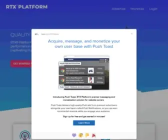RTXplatform.com(RTX Platform) Screenshot