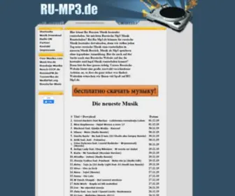 RU-MP3.de(100% Free Downloads) Screenshot