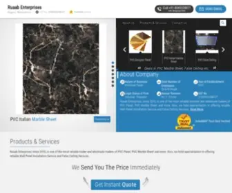 RuaabpVcpanels.com(Ruaab Enterprises) Screenshot