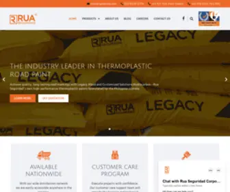 Ruacorp.com(Road Marking Solutions) Screenshot