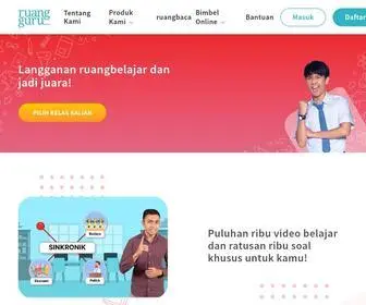 Ruangguru.com(Platform bimbingan belajar (bimbel)) Screenshot