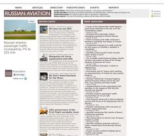 Ruaviation.com(Russian Aviation) Screenshot
