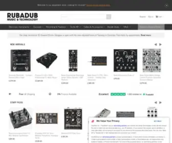 Rubadub.co.uk(Music & Technology at Rubadub Glasgow) Screenshot