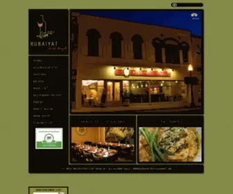 Rubaiyatrestaurant.com(Food for Thought) Screenshot