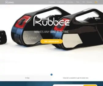 Rubbee.co.uk(Make your bike electric in seconds) Screenshot