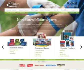 Rubberband.com(Alliance Rubber Company) Screenshot