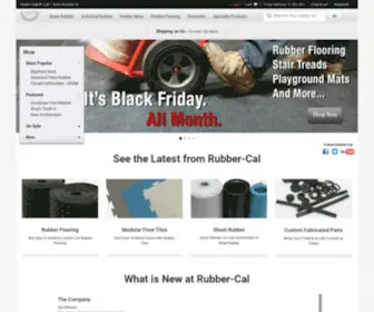 Rubbercal.com(Rubber-Cal) Screenshot