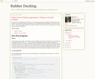 Rubberducking.com(Rubber Ducking) Screenshot