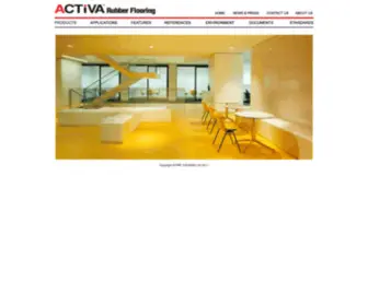 Rubberflooring.ca(Activa Rubber Flooring) Screenshot