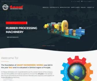 Rubberprocessingmachinery.net(Rubber mixing mill manufacturers in Sirhind) Screenshot